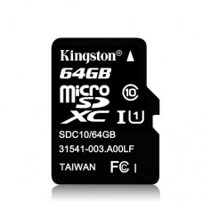 Карта памяти Kingston microSD 64GB 10 CLASS